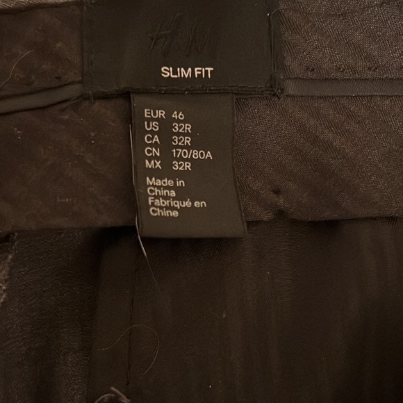 H&M Suits & Blazers Hm Mens Slim Fit Grey Suit Poshmark